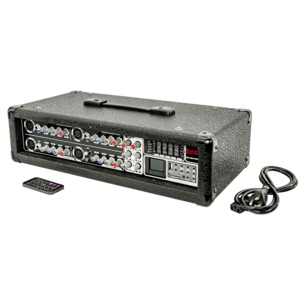 Consola Pro Dj PM409AMP3FM mezclador audio Activa