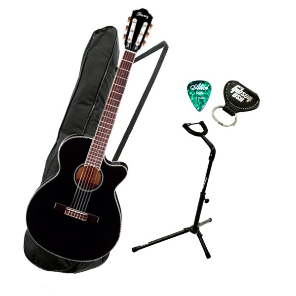Combo Chateau DF Electroacustica Folk Vinotinto