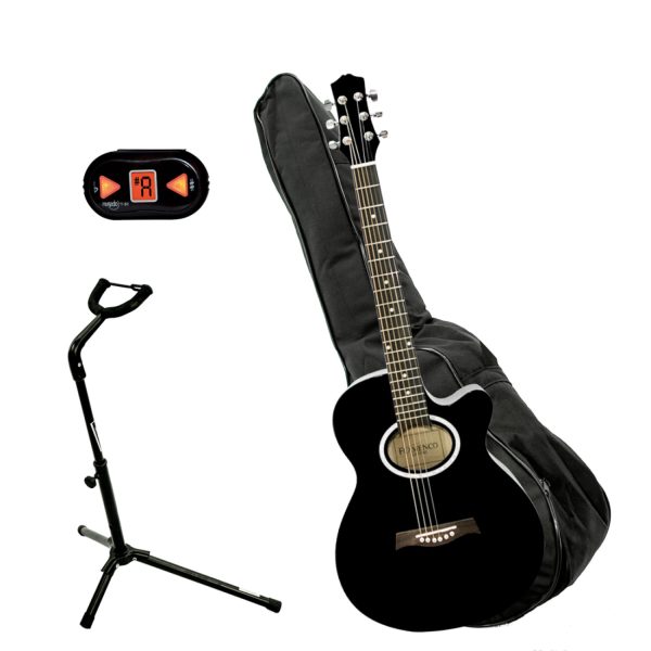 Combo Flamenco DM Electroacustica Negro