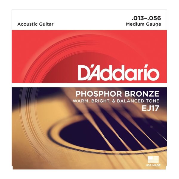 Encordado D'Addario EJ17 Guitarra Electroacustica   13-56