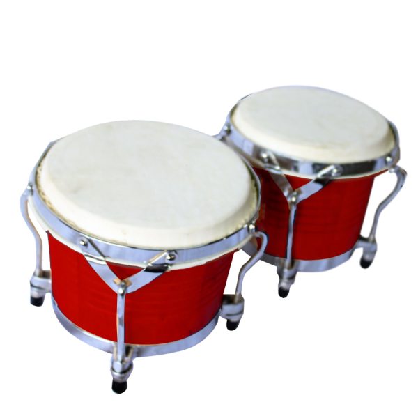 Bongos Dawn ZHB105RD Aro Sencillo Rojo Madera 65-75Pg