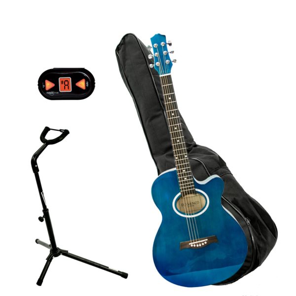Combo Flamenco EF Electroacustica Azul
