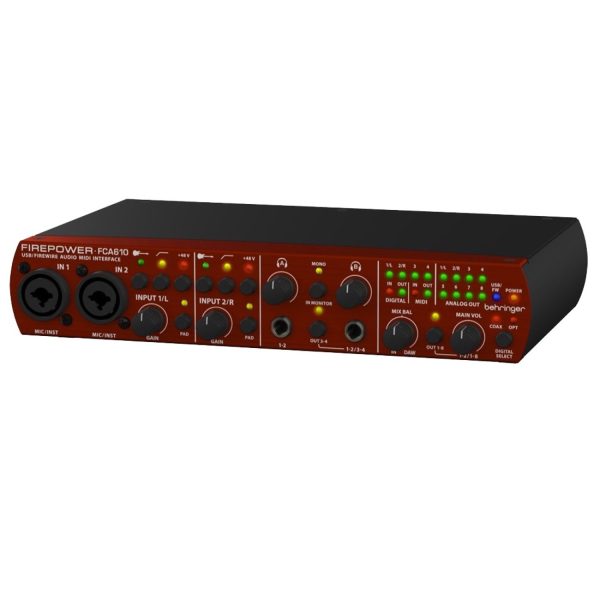 Interfaz Behringer FCA610 audio  Interface