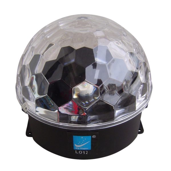 Bola Big Dipper L012 Efecto Cristal Magic Rgbowp Negro