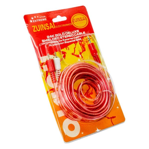 Cable Zuinsai GOLD2X1ST10 3.5 / 2* Rca 3M