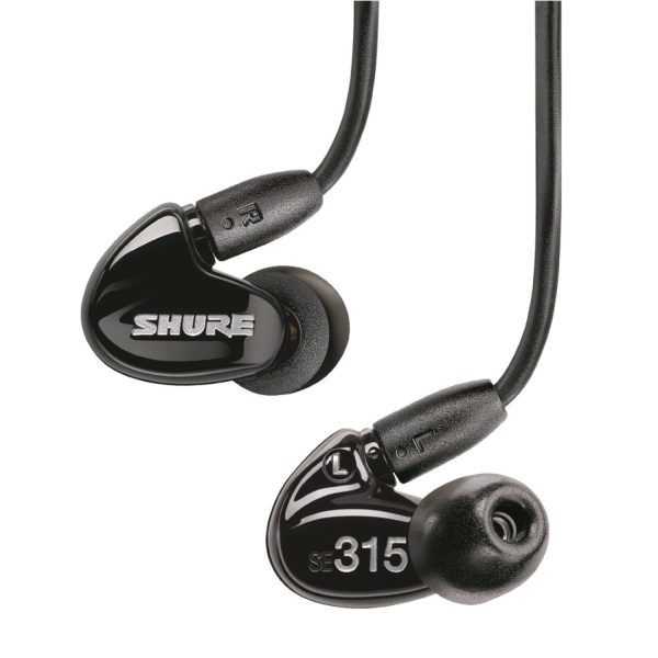 Audífonos Shure SE315-K In Ear monitoreo Negro