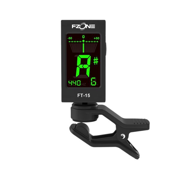 Afinador Fzone FT15 Cromatico Negro cm