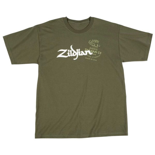Camiseta Zildjian T5633 Military Tee Verde  L