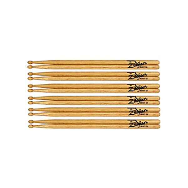 Baquetas Zildjian 5AWB6PK 6 Pares Madera