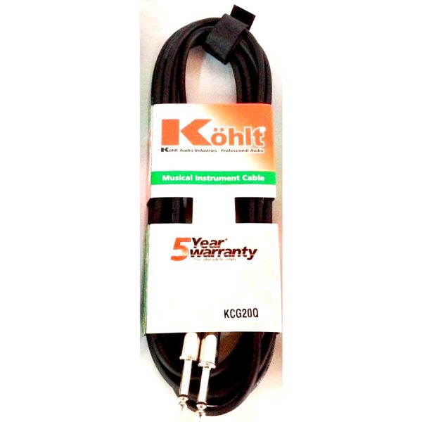 Cable Kohlt KCG20Q Instrumento 6.3 / 6.3 6M