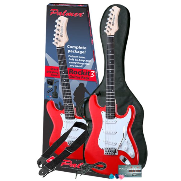 Guitarra Palmer ROCKIT3 electrica Scores Rojo