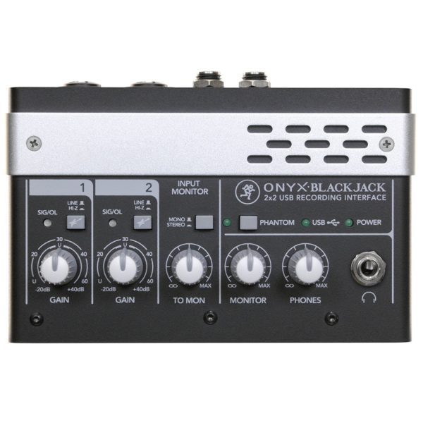 Interfaz Mackie ONYXNEGROJACK2X2US audio  Interface