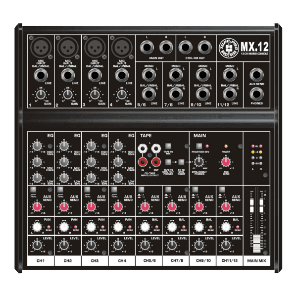 Consola Topp Pro MX12USB Mezclador audio