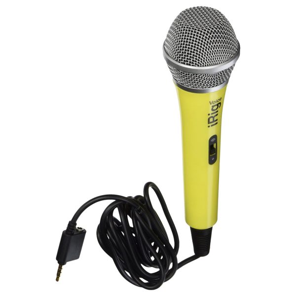 Micrófono Ik Multimedia IRIG VOICE YLW De mano Vocal Amarillo