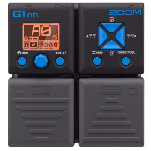 Pedal Zoom G1On Guitarra electrica pedal efectos