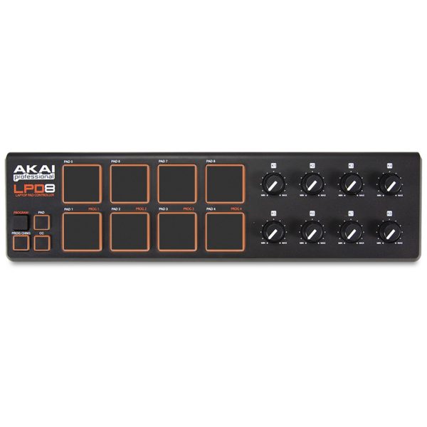 Controlador Akai LPD8 Midi