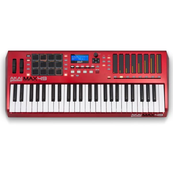 Controlador Akai MAX49 Midi 49Teclas