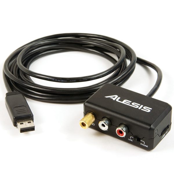 Cable Alesis PHONOLINK Interfaz USB / 2* RCA