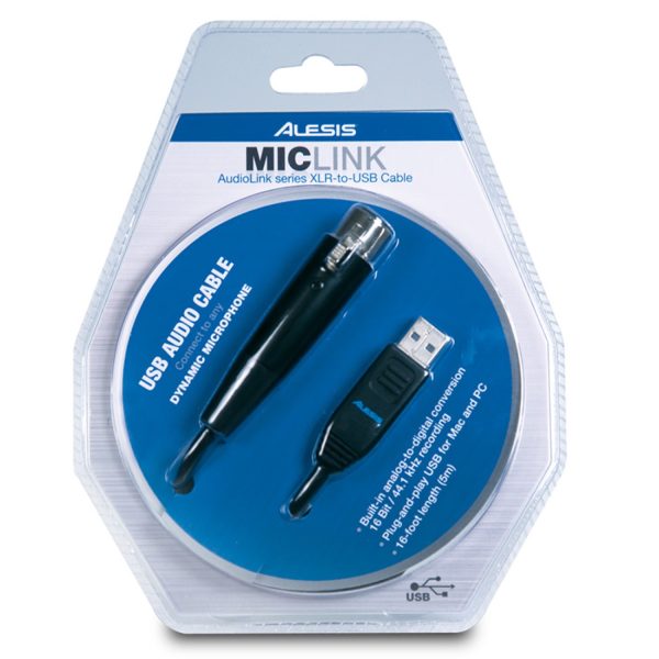 Cable Alesis MICLINK Interfaz Xlr / Usb 5M
