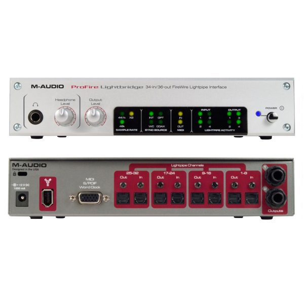Interfaz M-Audio PROFIRELIGHTBRIDGE audio Interface