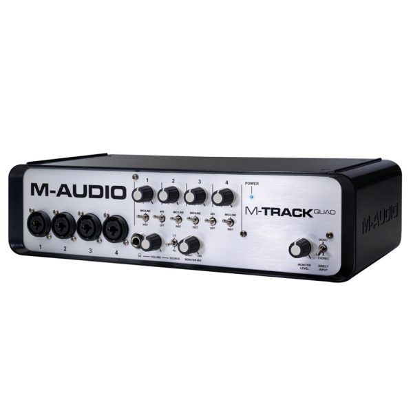 Interfaz M-Audio M-TRACK QUAD Audio Interface 3M