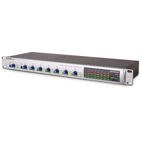 Preamplificador Presonus DIGIMAXD8 Tubos 8Ch