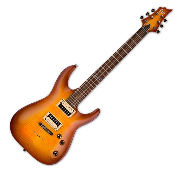 Guitarra Esp H101FMASBLH electrica Amarillo