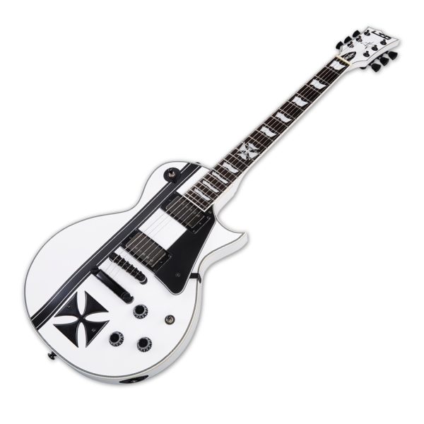 Guitarra Esp IRON CROSS SW electrica Signature Blanco