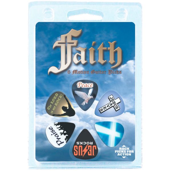 Picks Hot Picks 1FAITHRCS Guitarra set 6 und Faith