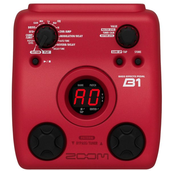 Procesador Zoom B1 Bajo electrico pedal Efectos