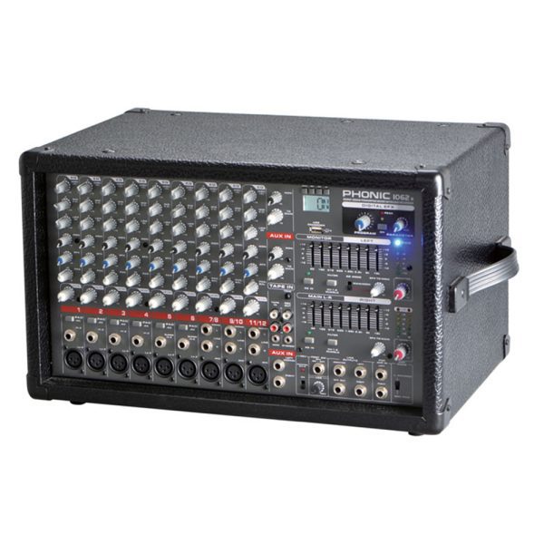 Consola Phonic PW1062R Mezclador activo