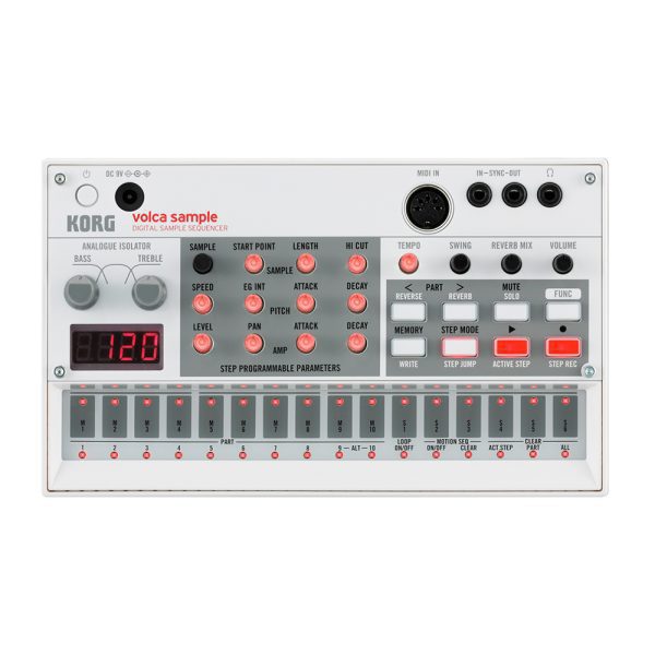 Korg Volca Sample Secuenciador Samples Negro