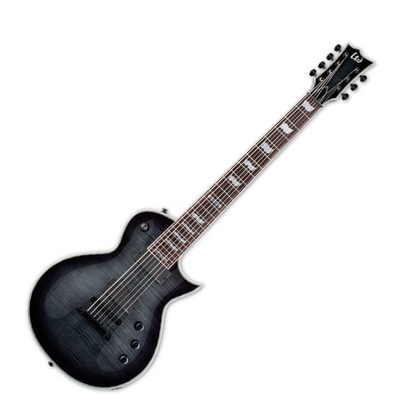 Guitarra Esp EC407BFMSTBLKSB electrica Negro