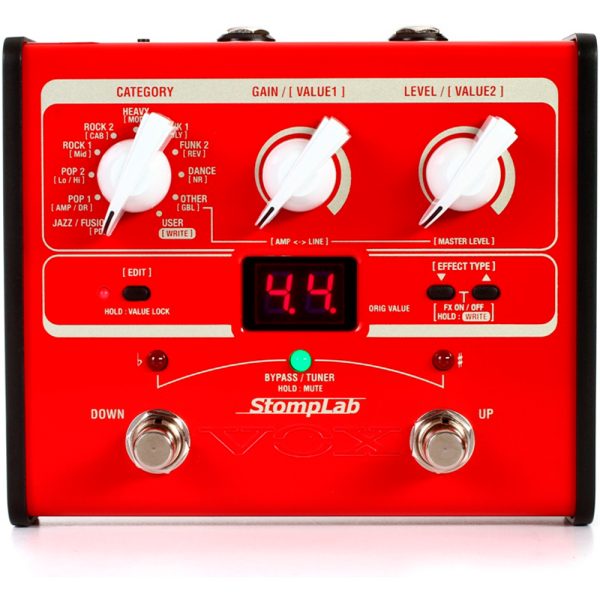 Pedalera Vox STOMPLAB 1B SL1B Multiefecto Bajo