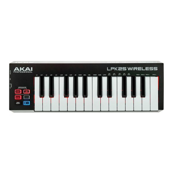 Controlador Akai LPK25 WIRELESS Inalámbrico Bluetooth