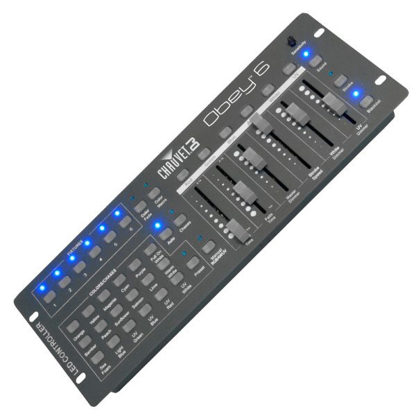 Consola Chauvet OBEY 6 luces DMX 192 canales