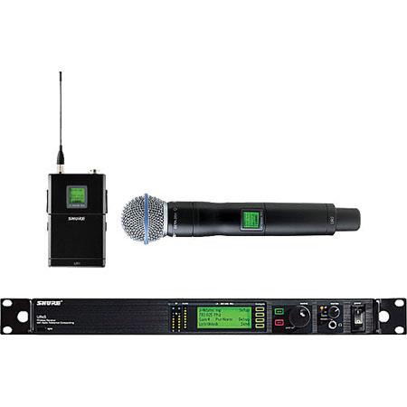 Sistema Shure UR124S+/BETA58 pro receptor sinc infraroja