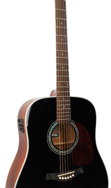 Guitarra Tagima TW25 BK electroacustica mic activo afinad
