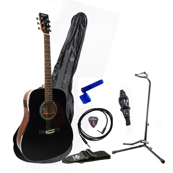 Combo Guitarra Tagima TW25 Electroacustica +base 6 acceso