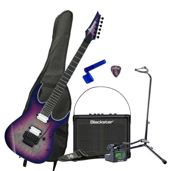 Combo guitarra Ibanez RGIX6 Amplificador Blackstar +6 acceso