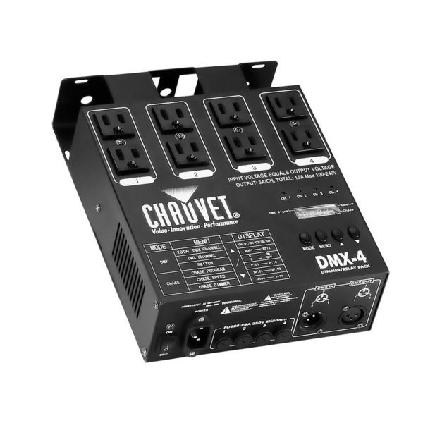 Control Chauvet DMX4 Encendido / Apagado