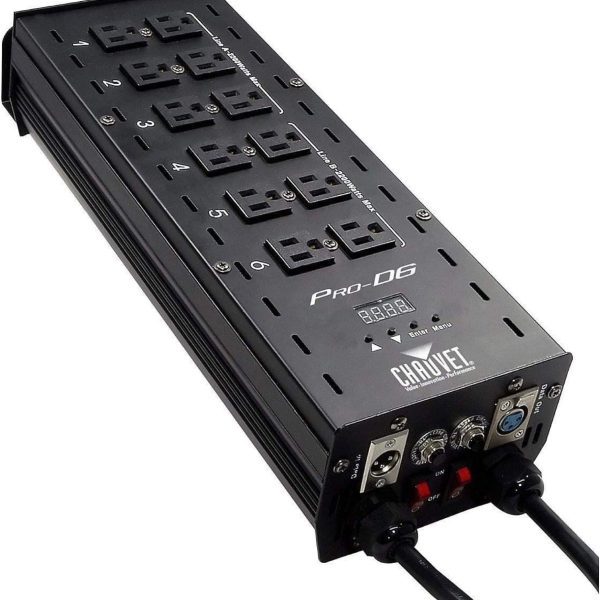 Paquete Chauvet PROD6 Dimmers / Interruptores 6C