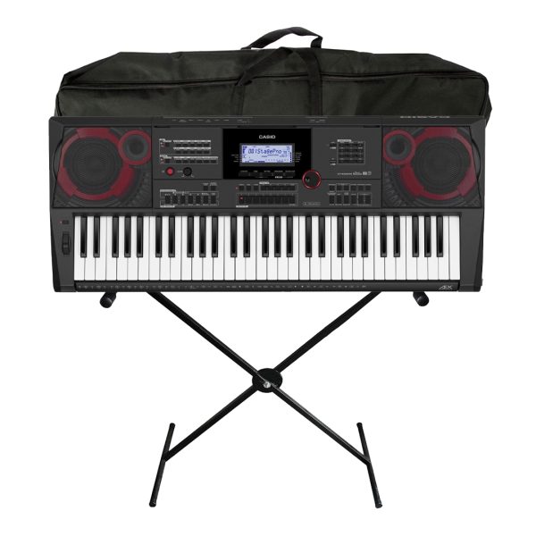 Casio CT-X5000 Combo Teclado estuche base adaptador