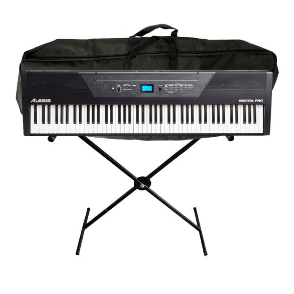Combo Alesis RECITAL PRO Teclado base estuche
