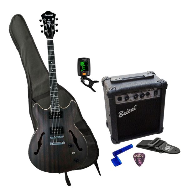 Guitarra Ibanez AS53-TKF Amplificador + Afinador + Estuche