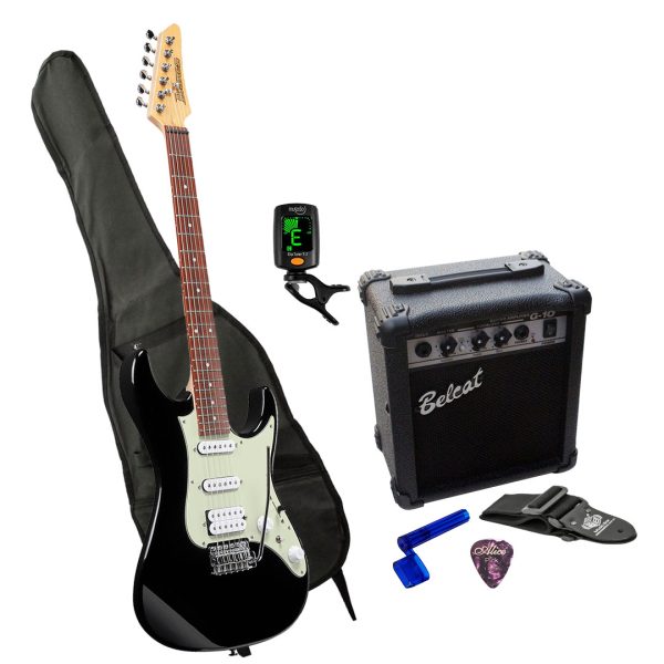 Ibanez AZES40-BK Guitarra Amplificador + Afinador + Estuche