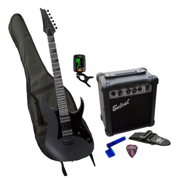 Ibanez GRGR131EX-BKF Guitarra Amplificador + Afinador + Estuche