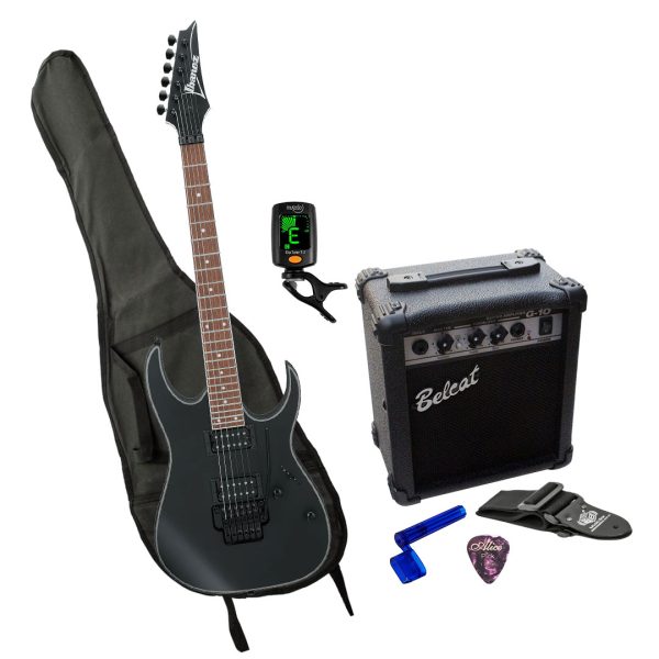 Guitarra Ibanez RG320EXZ-BKF Amplificador + Afinador + Estuche