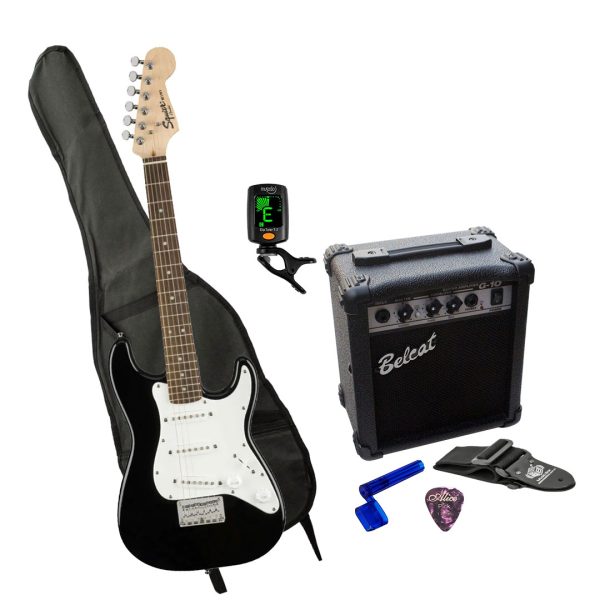 Fender SQ MINI Guitarra Amplificador + Afinador + Estuche