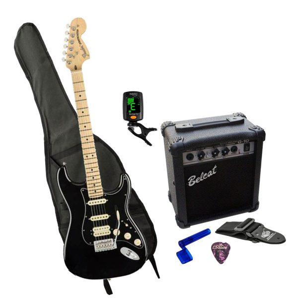 Guitarra Fender AM PERF Amplificador + Afinador + Estuche